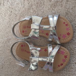 Silver sandals